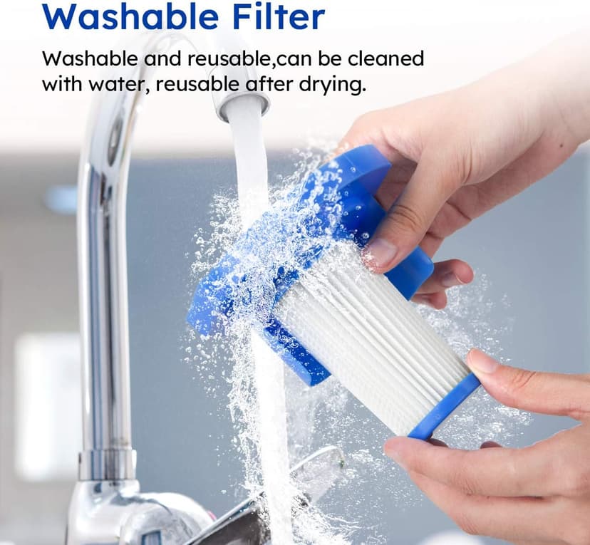 Vacmaster Corded Stick Vacuum Cleaner 2 in 1 Ultra-Lightweight 14Kpa Power Suction Handheld Vacuum Cleaner with Washable HEPA Filter for Home, Car, Pet Hair, Carpet, Hard Floor