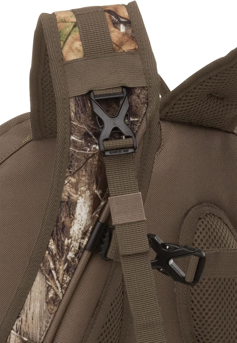 Timber Hawk Big Basin Camouflage Hunting Day Pack Backpack with Quiet Cloth Technology (Realtree Edge Camo)