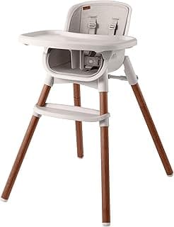 Chicco Zest LE 4-in-1 Folding High Chair, Feeding Chair, Toddler Chair and Youth Stool, Multi-Use Easy Clean High Chair, Chai/Beige
