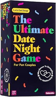 The Ultimate Date Night Game by Relatable, Great for Couples Games and Stay at Home Date Night Ideas, From The Makers of Let's Get Deep Relationship Card Game, Includes 300 Cards & Spinner