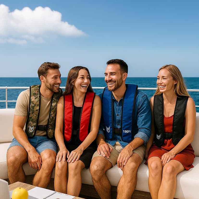 Inflatable-Life-Jacket| Lightweight Life-Vest for Adults| Automatic Inflatable-PFD| Supports up to 300 lbs