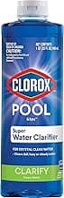 Clorox® Pool&Spa™ Swimming Pool Super Water Clarifier, Creates Crystal Clear Pool Water, 1 Quart (Pack of 1)