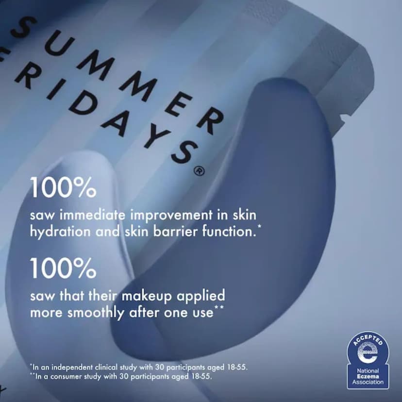 Summer Fridays Jet Lag Hydrating Eye Patches - De-puffing Hydrogel Under Eye Masks with Hyaluronic Acid, Caffeine + Peptides - Soothing + Refreshing At-Home + Travel Skin Care (6 Pairs) B0F19YY96Z