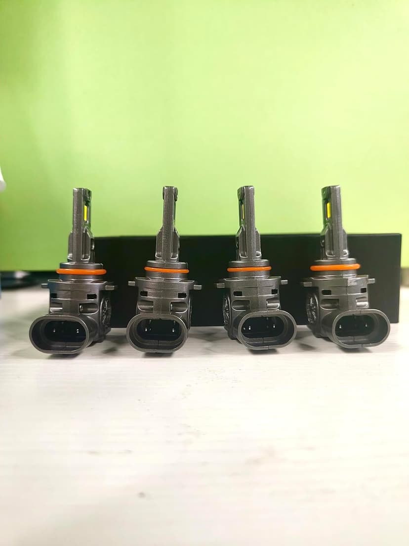 Termitor 9005 9006 Bulbs Combo, 110,000LM 1300% Ultra Bright, True 1:1 Mini Halogen Size, Plug and Play No Adapter, HB3 HB4 Fog Light Conversion Kits, 85000+ Hours Lifespan, Pack of 4