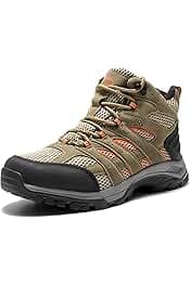 NORTIV 8 Women's Waterproof Hiking Boots Outdoor Trekking Mid Backpacking Mountaineering lightweight boots