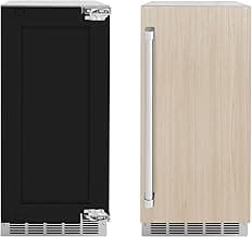 ZLINE 15 in. Touchstone Gourmet Ice Maker with Drain Pump and Panel Ready Door (IGMDP-15)