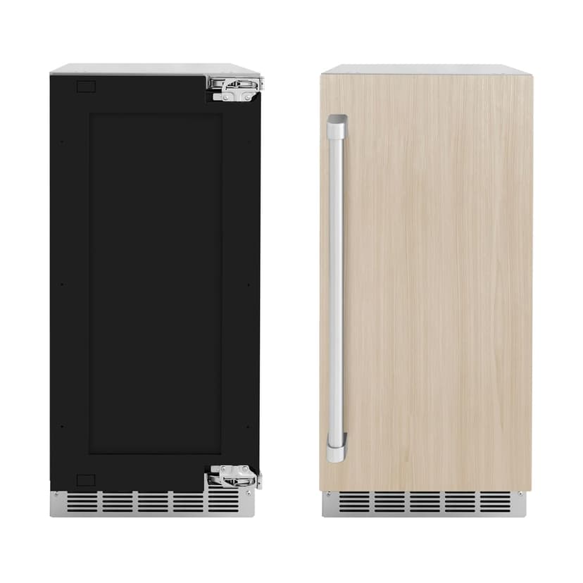 ZLINE 15 in. Touchstone Gourmet Ice Maker with Drain Pump and Panel Ready Door (IGMDP-15)
