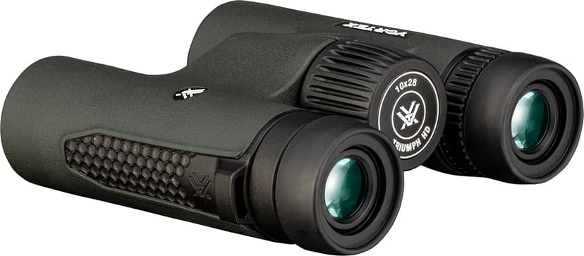 Vortex Triumph HD 10x28 Binoculars - HD Optical System, Fully Multi-Coated Lenses, Rubber Armor, Tripod Adaptable, Waterproof, Fogproof, Shockproof - Unlimited, Unconditional Warranty
