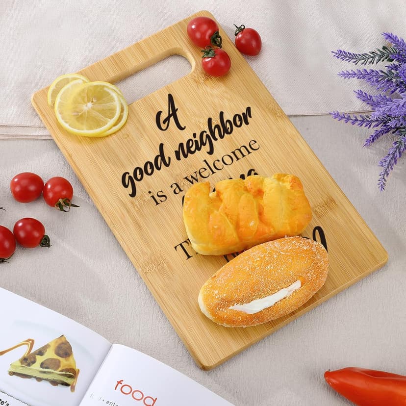 Housewarming Gift for Neighbors, Best Gifts for Neighbors, Neighbors Gifts, Farewell Gifts Thank you Gifts for Neighbors Christmas Cutting Board Gift