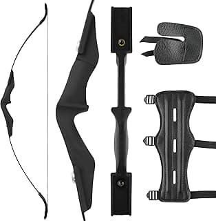30/40LBS Recurve Bow kit Ambidextrous Takedown Bow and Arrow Set Beginner Archery Equipment Set for Shooting