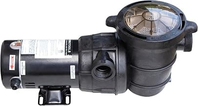 SWIMLINE HYDROTOOLS Above-Ground Pool Motor Pump, 2-Speed, Hydro-Flo 1 HP w/ 5280 GPH, Horizontal