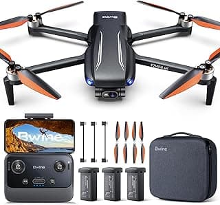 Bwine F7MINI 4K Video 8K Photo Drones with Camera for Adults, 3-Axis Gimbal EIS, 96Mins, 249g FAA-exempt, Over 6KM Transmission, Al GPS Smart Return, Follow, Waypoint, Orbit Fly, Better for Beginner