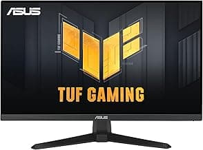 ASUS TUF Gaming 24” (23.8” viewable) 1080P Monitor (VG249QE5A) - FHD, 144Hz Overclock to 146Hz, IPS, Extreme Low Motion Blur Sync, 1ms, Speakers, Variable Overdrive, DisplayWidget Center, 3yr Warranty