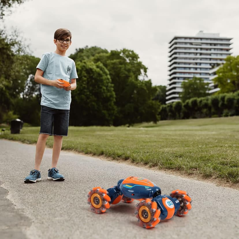 Gesture Sensing RC Stunt Car - Boys Girls Toys Age 6-8-12, 4WD Hand Controlled Remote Control Twist Car with Light & Music,Cool Birthday presents and Ideas Gifts for Kids Age 6 7 8 9 10 11 12 YearsOld B0CT8KCNBD