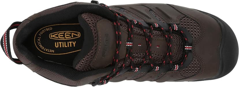 KEEN Utility Men's Lansing Mid Height Steel Toe Waterproof Work Boots