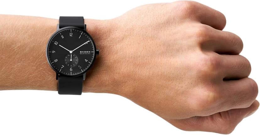 Skagen Aaren Men's Watch or Women's Watch, Silicone Watch for Men or Women