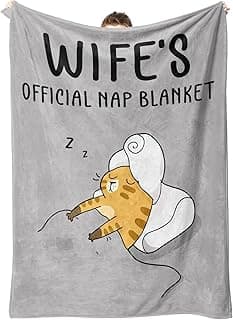 SteadStyle Christmas Wife Gifts for Wifey from Husband - Gifts for Her Blanket, Wife Birthday Gift Ideas, Wedding Anniversary Romantic Gift for Wifey, Valentines Mothers Day Present for Her 60"X 50"