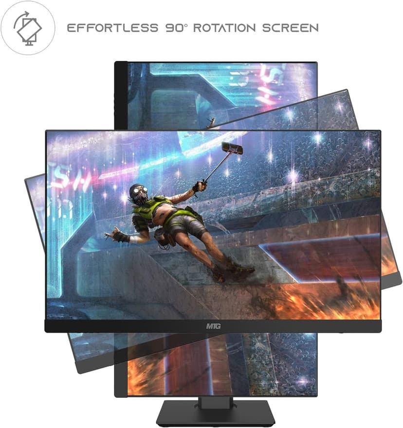 Gaming All in one PC 24 Inch FHD Touchscreen, MTG Yama, Intel Core i5 10th Gen, 16GB RAM, 240GB NVME / 1TB SSD, AMD RX 550 4GB DDR5 Graphics, Webcam, RGB Combo, Windows 11 Home