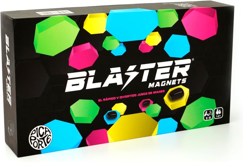 Board Game – an Incredible Magnet Game That Will Catch You! Magnetic Chess with 32 Magnetic Stones, Colorful Board, 18 Wild Cards, 2 to 8 Players. Parties, Strategy.