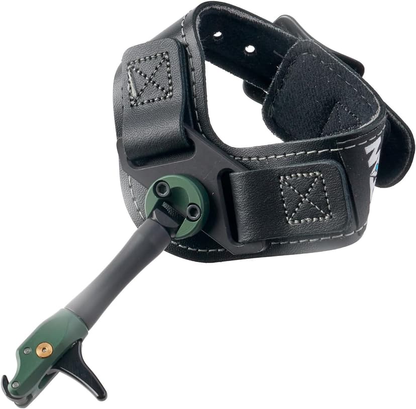 Stan SoleX Index Finger Archery Bowhunting Release - Buckle Wrist Strap Open Hook Trigger Aid with Single-Sear Design, Adjustable Length, Travel & Tension
