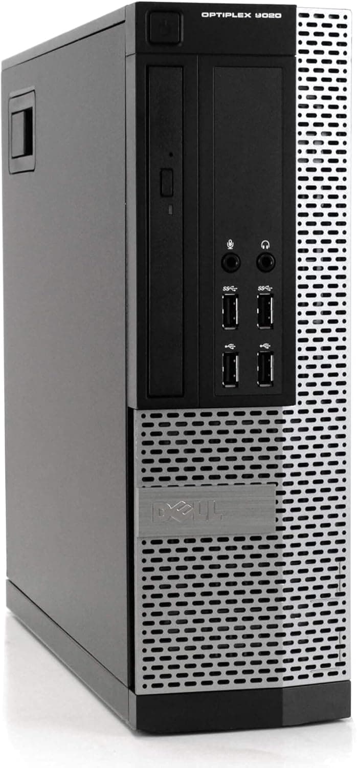 Dell Optiplex 9020 Desktop Computer PC, Intel Quad-Core i5, 500GB HDD Storage, 8GB DDR3 RAM, WiFi, 20 in Monitor, RGB Productivity Bundle, Windows 11 Pro (Renewed)
