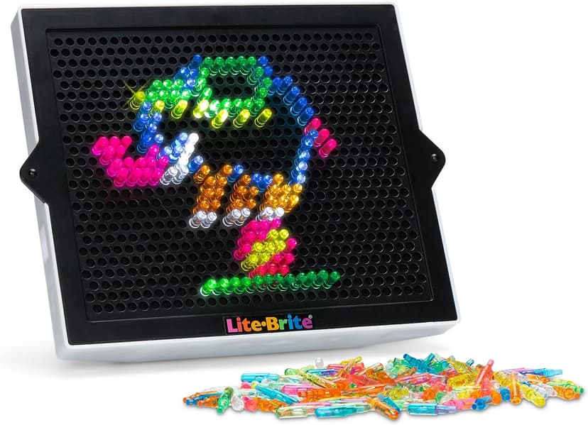 Lite Brite Classic, Favorite Retro Toy - Create Art with Light, STEM, Educational Learning, Holiday, Birthday, Gift, Boys, Kid, Toddler, Girls Age 4+