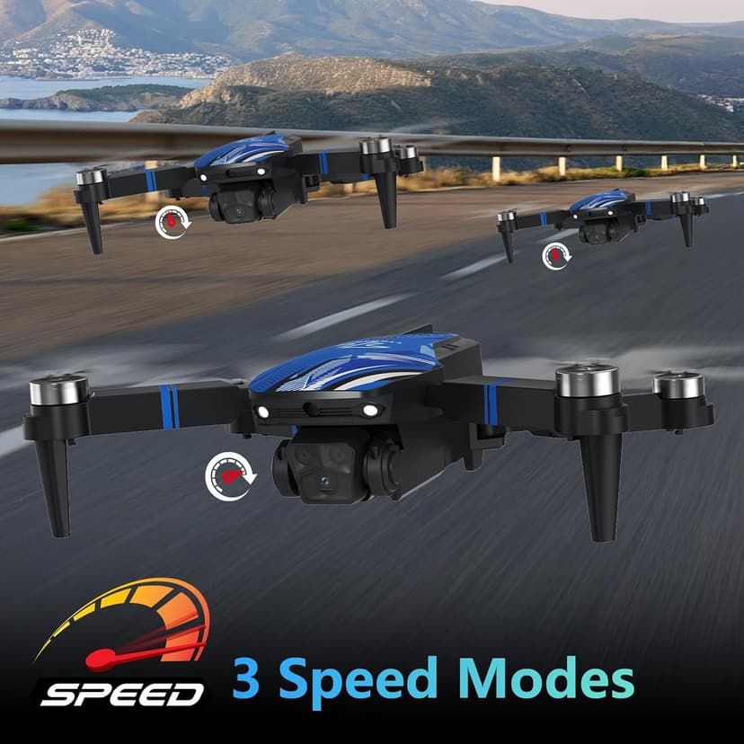 TTROARDS Drone with 4k Camera for Adults, Drone with LCD Screen 2.8 Inch, 32G SD Card, Professional Brushless Motor 270° Obstacle Avoidance, Foldable Remote Control Mini Quadcopter for Beginners
