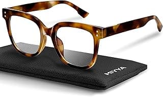 miyya Blue Light Glasses for Women & Men – Oversized UV & Blue Light Blocker Chunky Frames, All-Day Comfort, Stylish Eyewear