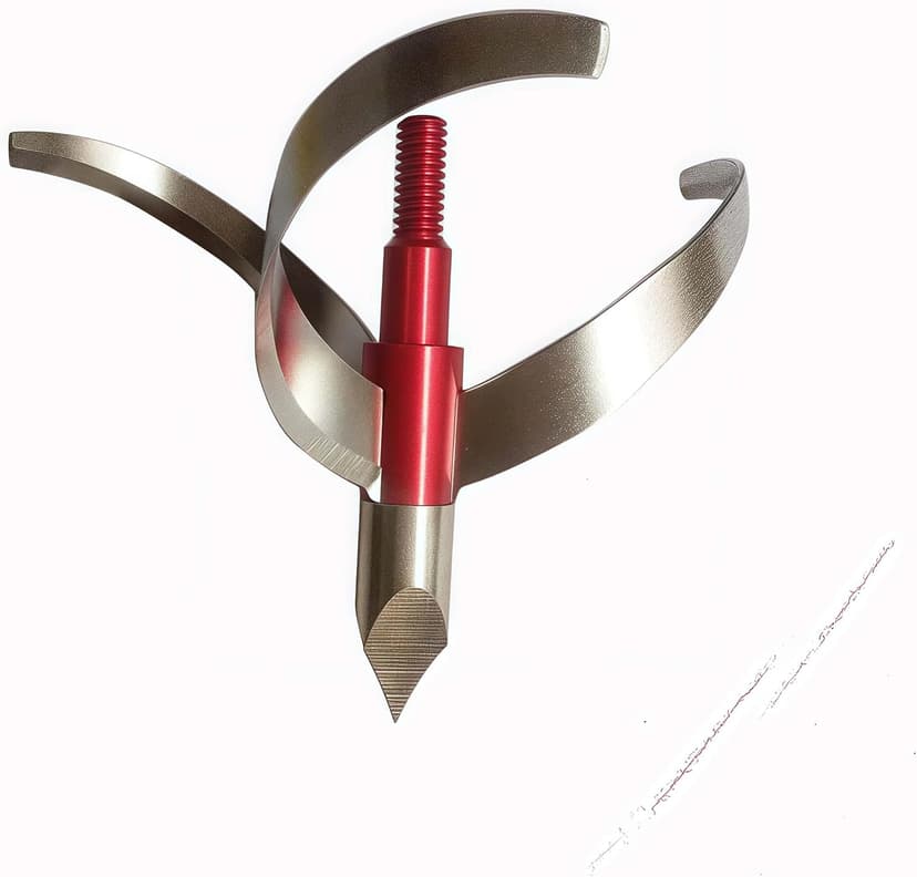 Turkey Hunting Broadhead for Archery - 125 Grain 3 Pack Archery Arrow Tips for Crossbow, Recurve, Compound Bow.