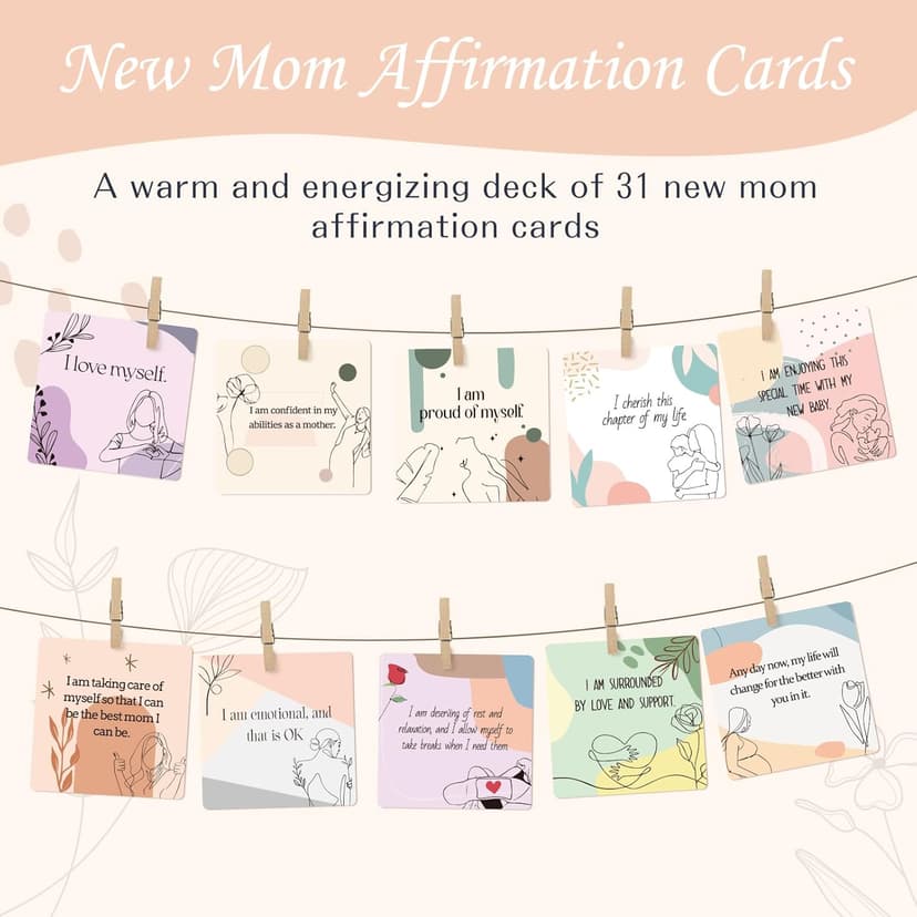 New Mom Gifts for Women, 9pcs Pregnancy Gifts for Expecting Mom, Cute Baby Gifts New Parents Gifts for Couples w/Mom and Dad Mugs for Gender Reveal Baby Shower First Time Mom to be Gifts(Khaki)