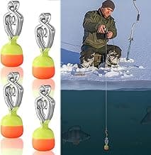 Copkim 4 Pack Depth Finder Ice Fishing Portable Depth Finder Clip-on Water Deep Gauge Instruments for Oceans Lakes Rivers or Coastal Waters