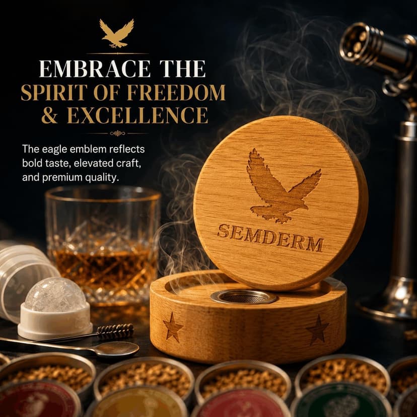 Bourbon Whiskey Smoker Kit with Torch - Old Fashioned Cocktail Smoker Kit with 2 Whiskey Glasses, 6 Wood Chips - Valentines Anniversary Birthday Gifts for Men Dad Husband Boyfriend (No Butane) B0F4N3FSH4
