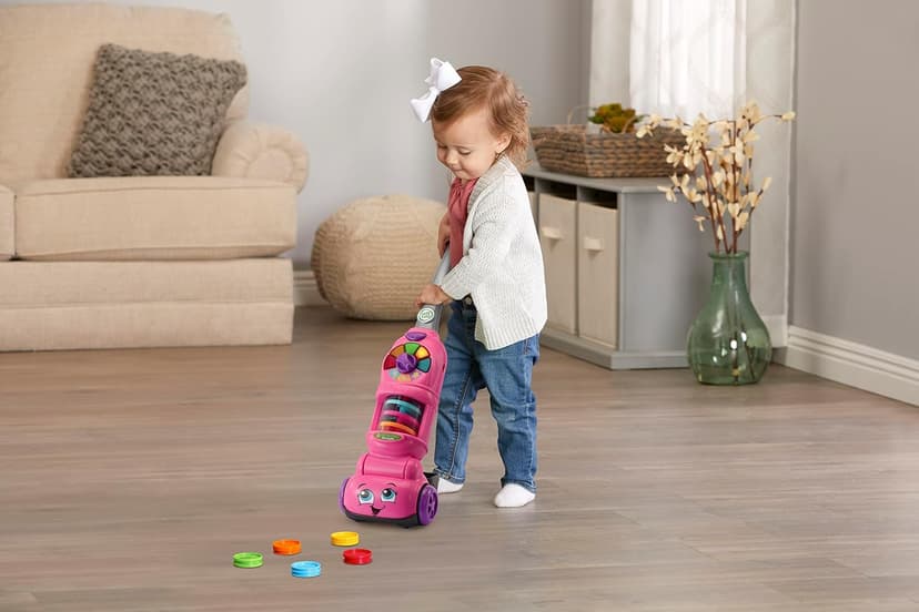 LeapFrog Pick Up and Count Vacuum, Pink B0876D759W