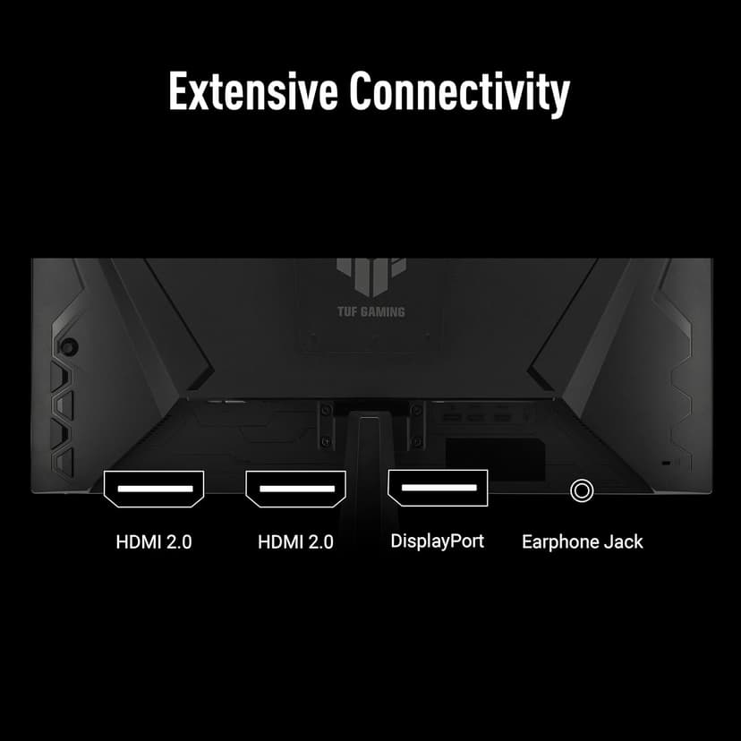 ASUS TUF Gaming Series 5 24” 1080P Gaming Monitor (VG249QM5A) - Full HD, Fast-IPS, 240Hz, 0.3ms, G-SYNC Compatible, FreeSync Premium, Extreme Low Motion Blur Sync, 99% sRGB, Gaming AI, 3 yr Warranty