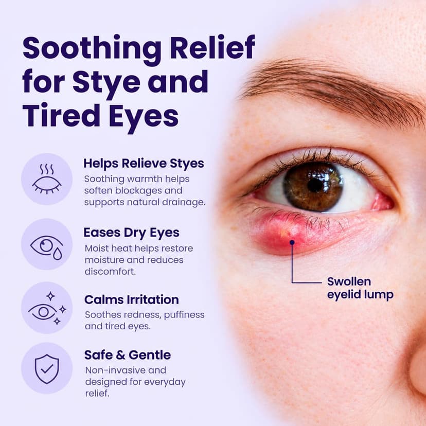 Body Restore Heated Eye Mask for Dry Eyes 5 Pack - Self Heating Warm Compress, Christmas Stocking Stuffers, White Elephant, Birthday Gifts for Women, Men, Stye Eye Treatment, Relaxation - Variety