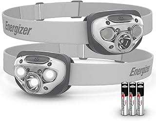 Energizer LED Headlamp PRO (2-Pack), IPX4 Water Resistant Headlamps, High-Performance Head Light for Outdoors, Camping, Running, Storm, Survival LED Light for Emergencies (Batteries Included)