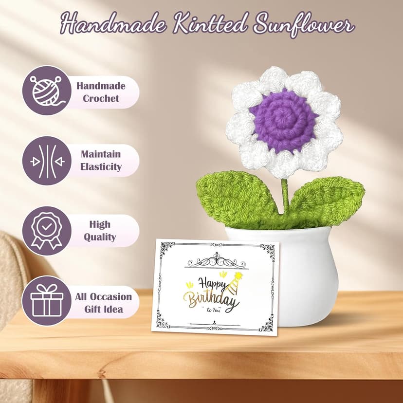 Birthday Gifts for Women Teen Girls, Unique Happy Birthday Gift Baskets for Her Mom, Thank You Self Care Get Well Box Set, Cute Teenage Cup Present for Mother Friend Sister Teacher Coworker (Purple) B0FRSG6VRQ