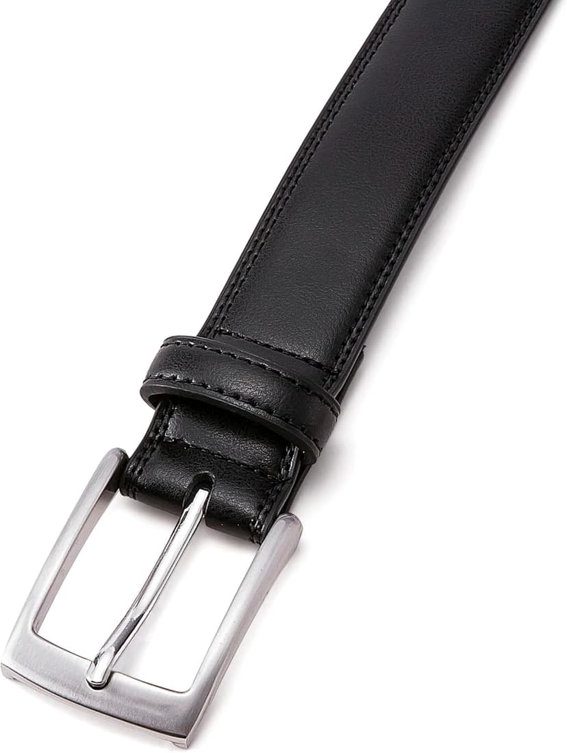 MILORDE Men's Genuine Leather Dress Belt, Handmade, 100% Cow Leather, Fashion & Classic Designs for Work Business and Casual