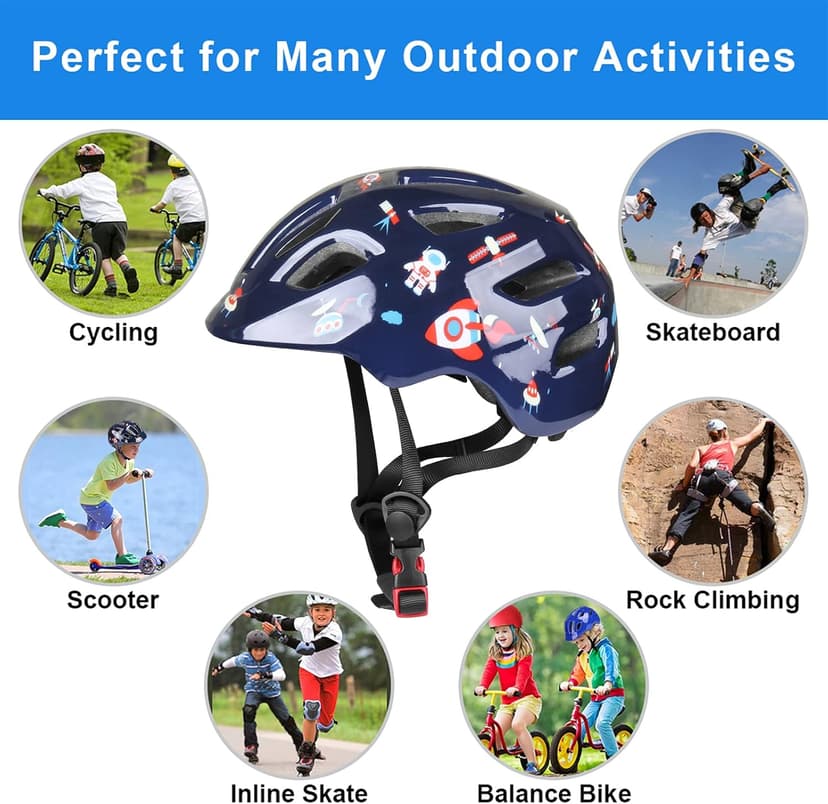 GLAF Baby Bike Helmet Toddler Helmets for 1 Year Old and up Infant Girls Boys Multi Sport Adjustable for Scooter Bicycle Skateboard Cycling