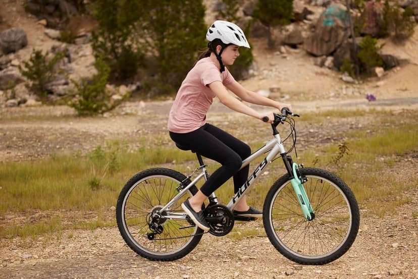 Huffy Stone Mountain Bike for Men and Women, 20”/24”/26”, 6-Speed (20”) or 21-Speed, Front or Dual Suspension (Varies), Multiple Colors, Adjustable Saddle, Shimano Equipped, All-Terrain Tires