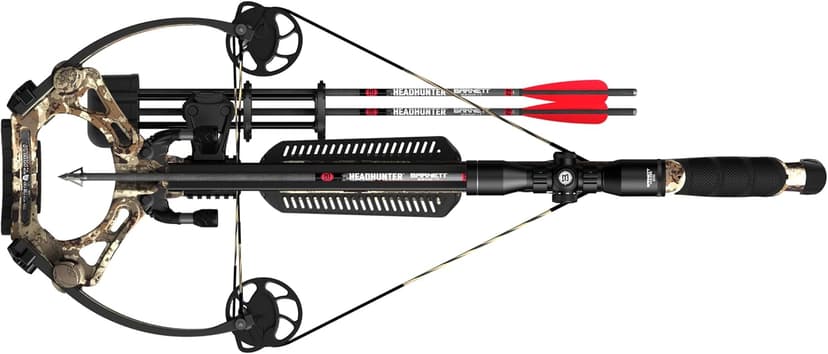 Barnett Whitetail Pro STR Crossbow, with 4x32mm Multi-Reticle Scope, Arrows, Lightweight Quiver