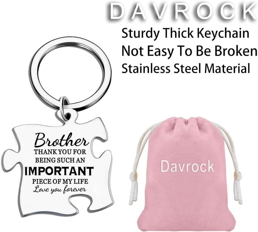 Gifts for Brother Adult Brother Keychain Gifts from Sister Big Brother Birthday Gifts For Brothers from Sisters Gift