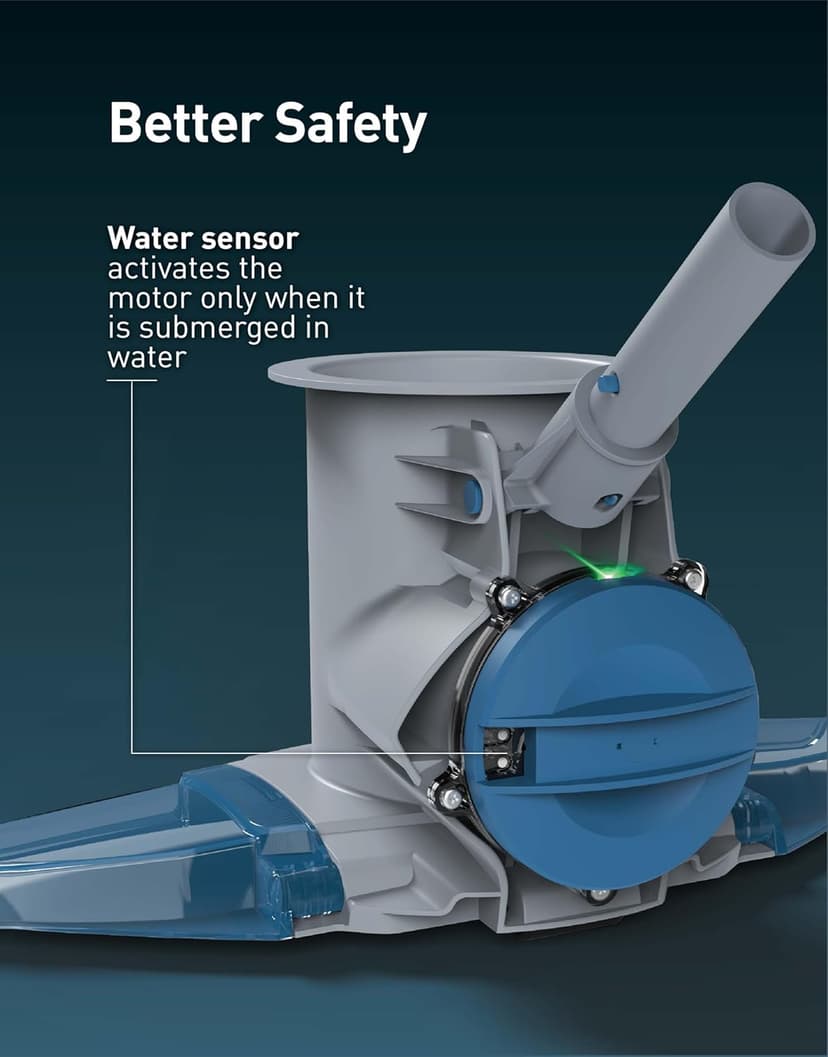 KOKIDO Rechargeable Heavy Duty Pool Leaf Vacuum Cleaner, Commercial Power Suction for Pool Closing, Standard and Fine Filter Bags, for Larger Leaves and Debris, Inground and Above Ground Pools XV910