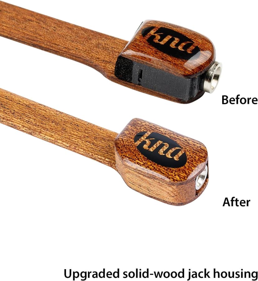 KNA NG-1 Piezo Pickup for Nylon String Guitar, Classical, Flamenco, Natural Acoustic Tone, Lightweight, Detachable, Easy Installation, Passive No Battery Required, Handcrafted in Europe