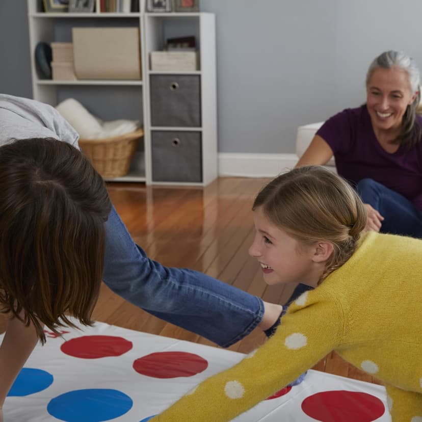 Hasbro Twister Party Classic Board Game for 2 or More Players,Indoor and Outdoor Game for Kids 6 and Up,Packaging May Vary