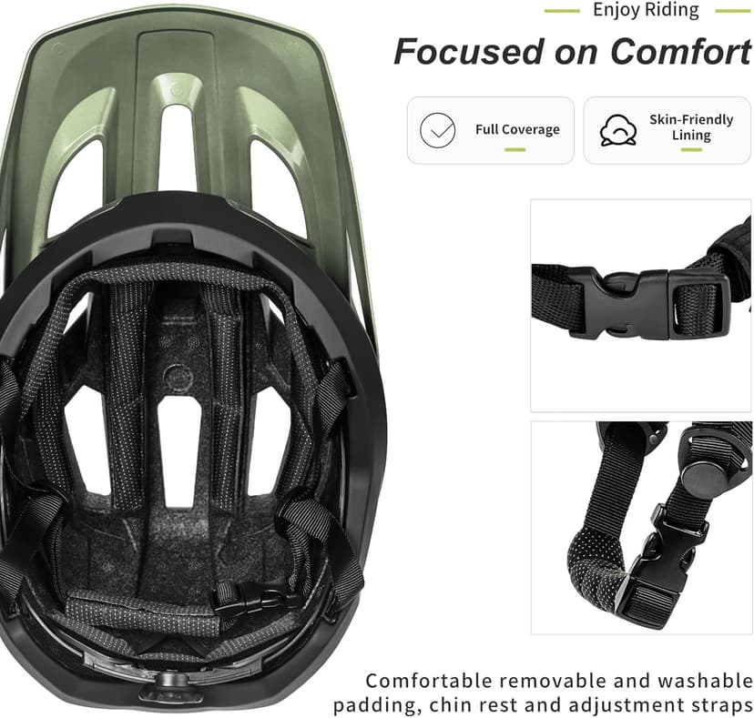 Bike Helmet,Mountain Bike Helmet Helmets for Men Women Adults Youth