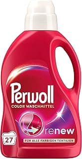 Perwoll Color Detergent (1 x 27 Wash Loads) Mild Liquid Detergent | Gently Cleans and Renews Colors and Fibers | For all Colored Textiles | Color Detergent with Triple-Renew Technology