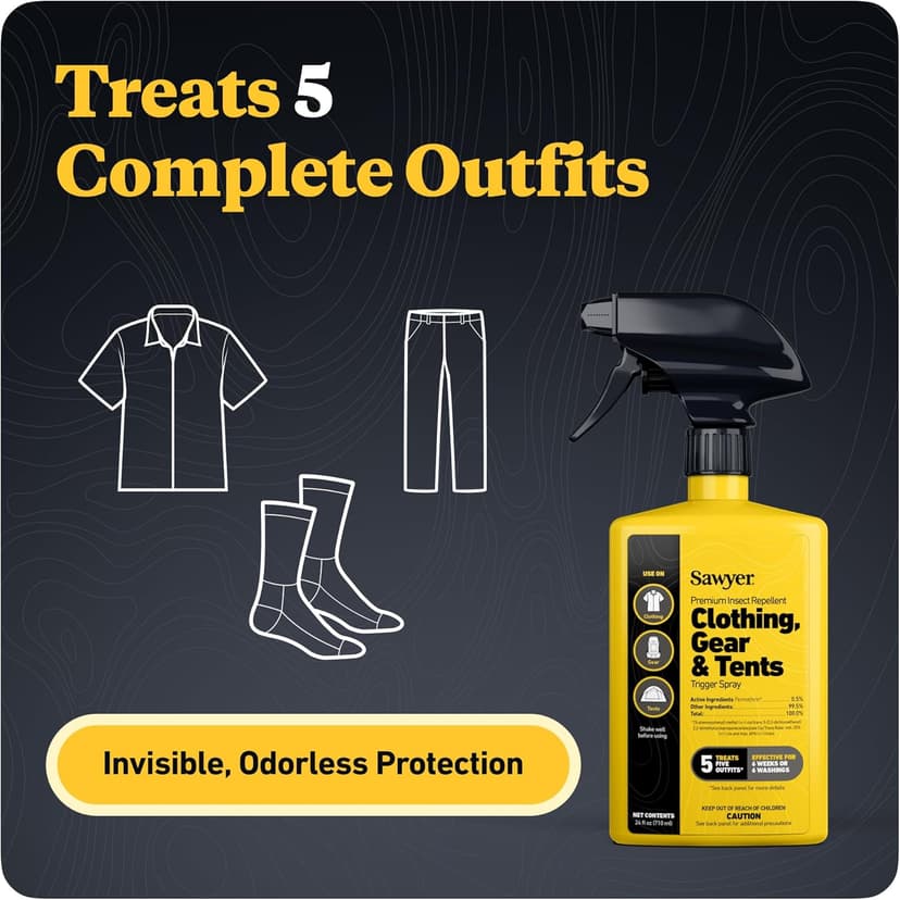 Sawyer Products Premium Permethrin Insect Repellent for Clothing, Gear & Tents