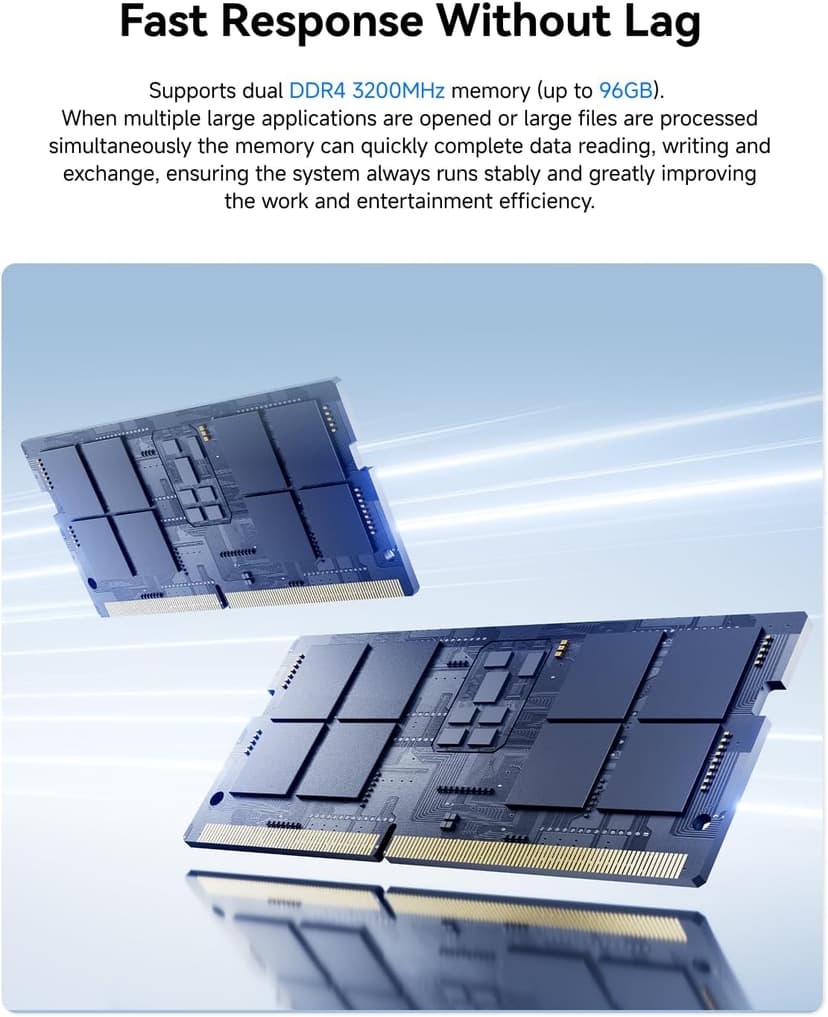 MINISFORUM AI Mini PC M1-1295 Barebone with Intel Core i9-12950HX (16C(8E+8P)/24T, up to 5,0 GHz), Mini Computer DDR4 RAM PCIe4.0 SSD, Dual Display with HDMI 2.1/DP, 5X USB Ports, WiFi 6E,BT 5.2