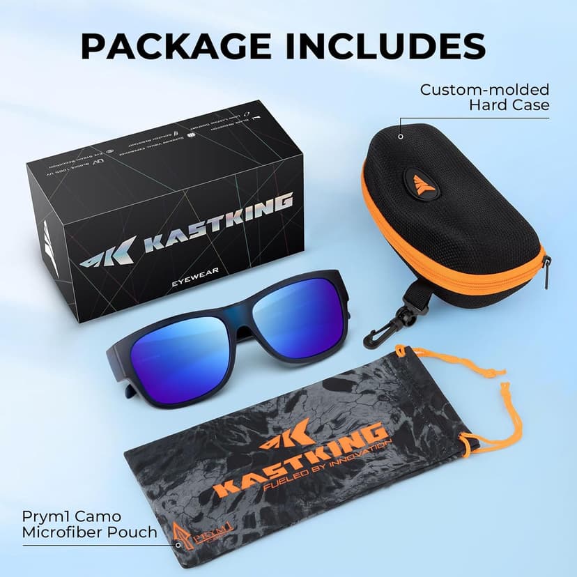 KastKing Chariton Fit-Over Polarized Wrap Around Over Sunglasses for Men and Women, Ideal for Driving Fishing Cycling Running